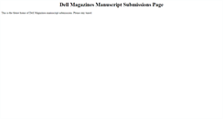 Desktop Screenshot of magazinesubmissions.com